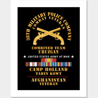 38th Military Police Company - Camp Holland Afghanistan Vet w AFGHAN SVC X 300 Posters and Art